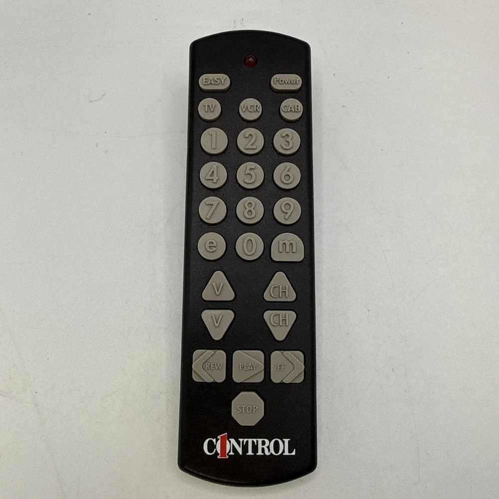 Genuine 1 Control Universal TV‎ VCR Remote Control 8273 Tested Working